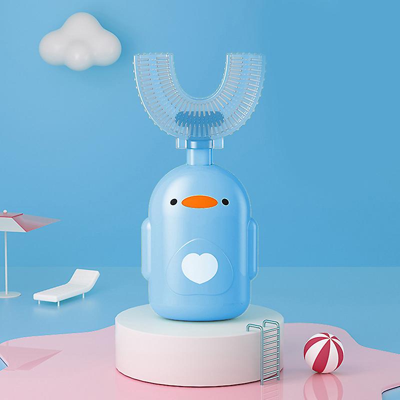 Children's Cartoon U-shape Toothbrush Silicone Toothbrush For 360 Cleaning New