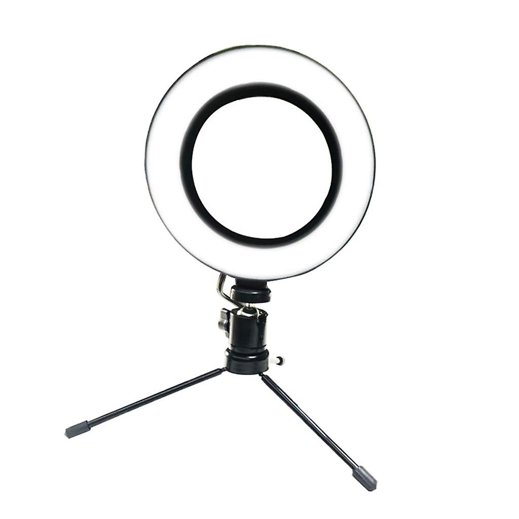 6inch 16cm Desktop Fill Light LED Ring Fill Light + Mini Tripod for Makeup