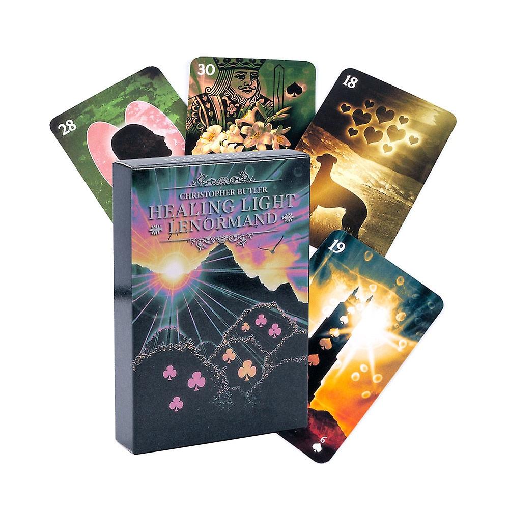 Newest Clair De Lenormand Oracle Cards Fate Divination Tarot Card Board Game With Online Guidebook For Adult Children Game