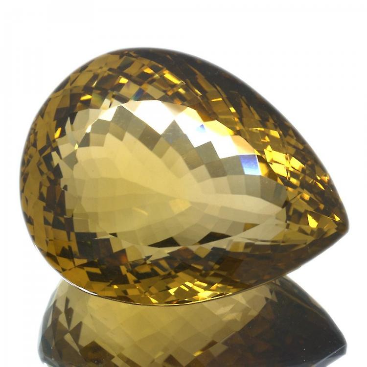 66,40ct. Citrine Pear Cut awo37
