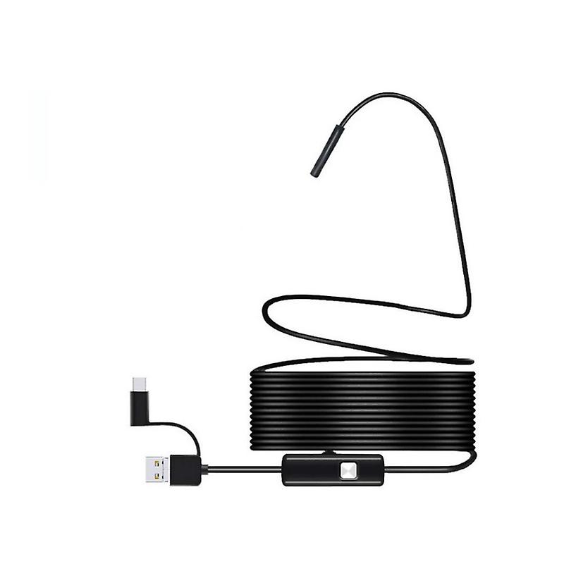 Usb Endoscope Android 2.0 Cmos Hd 2 In 1 Waterproof Borescope For Smartphone