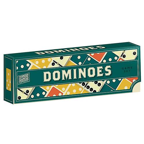DOMINOES Professor Puzzle Classic Series Wooden Board Game 2 Players Ages 6+