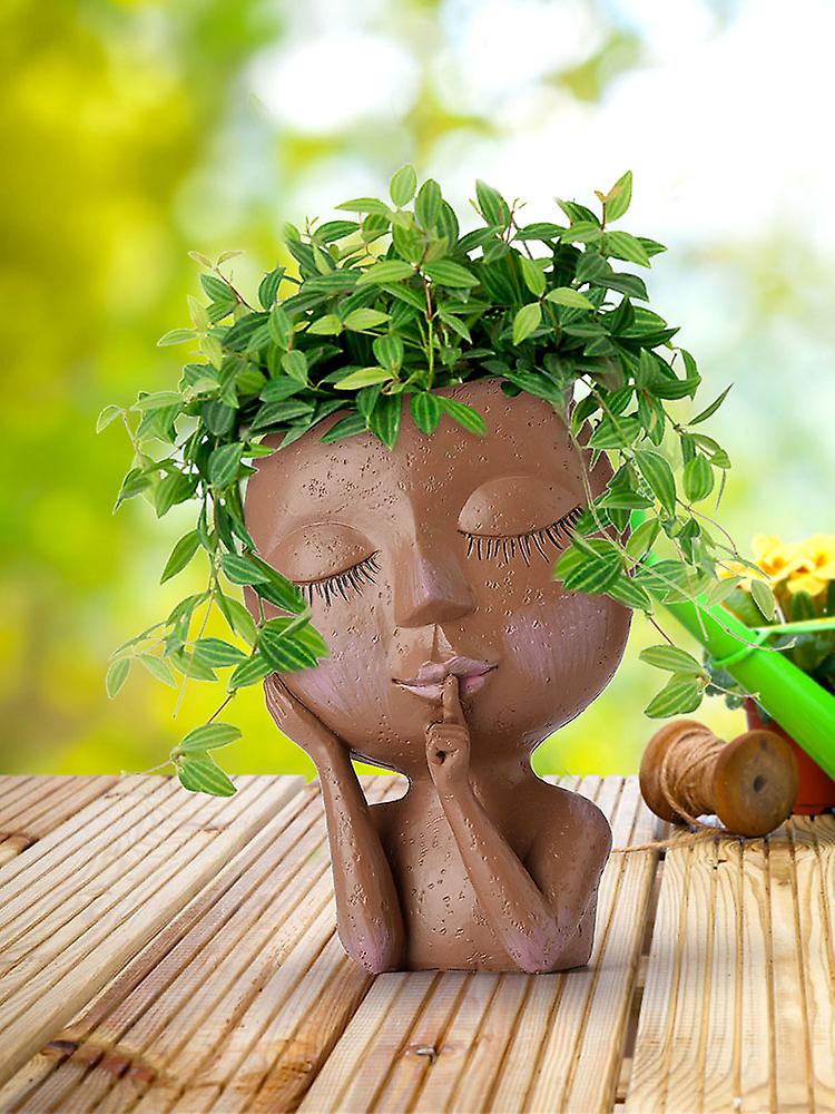 2023 Nytt, Face Planters Krukor Unik Face Flower Pot för inomhusväxter utomhus