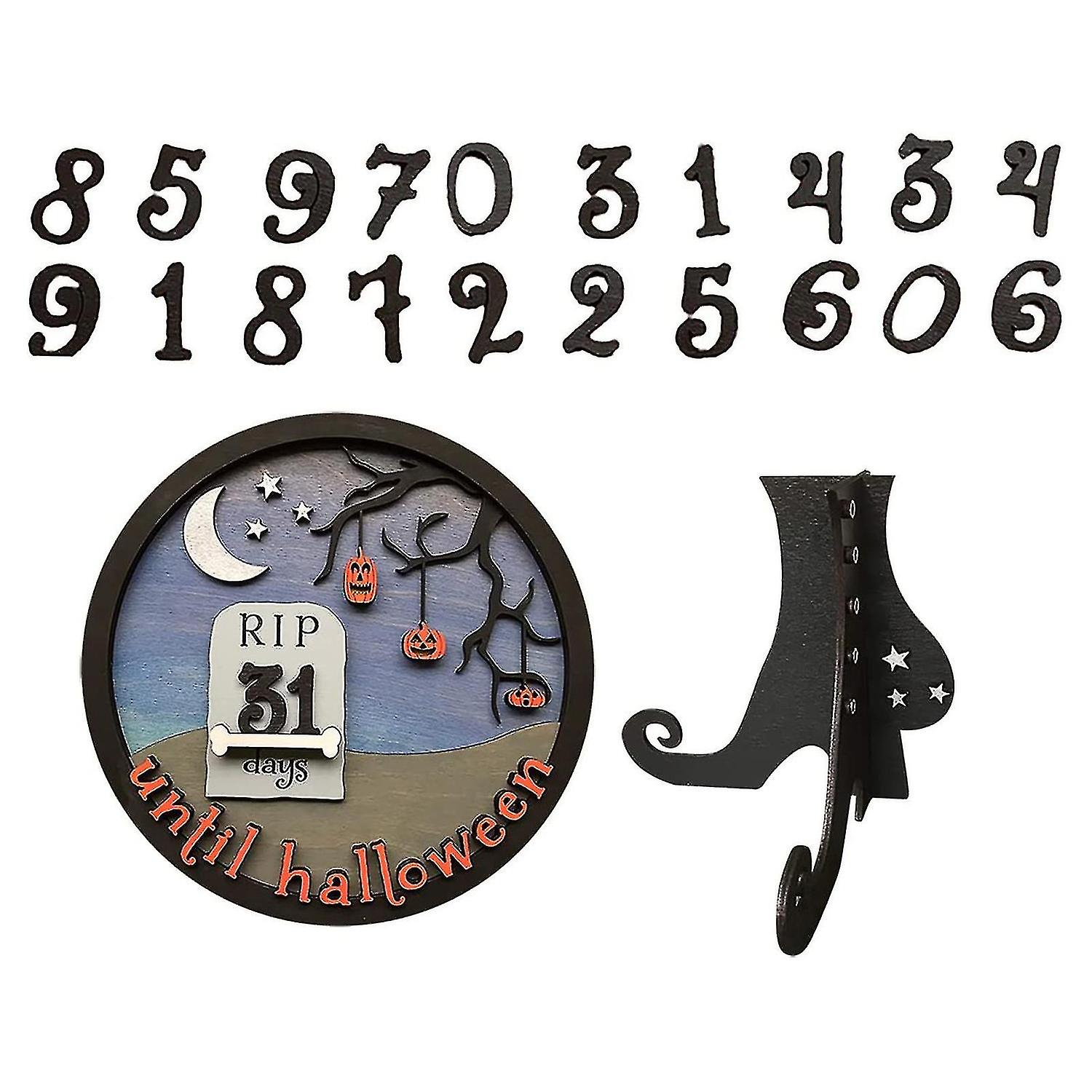 Home Decor Advent Calendar Haunted House Calendar For Kids 20pcs Number