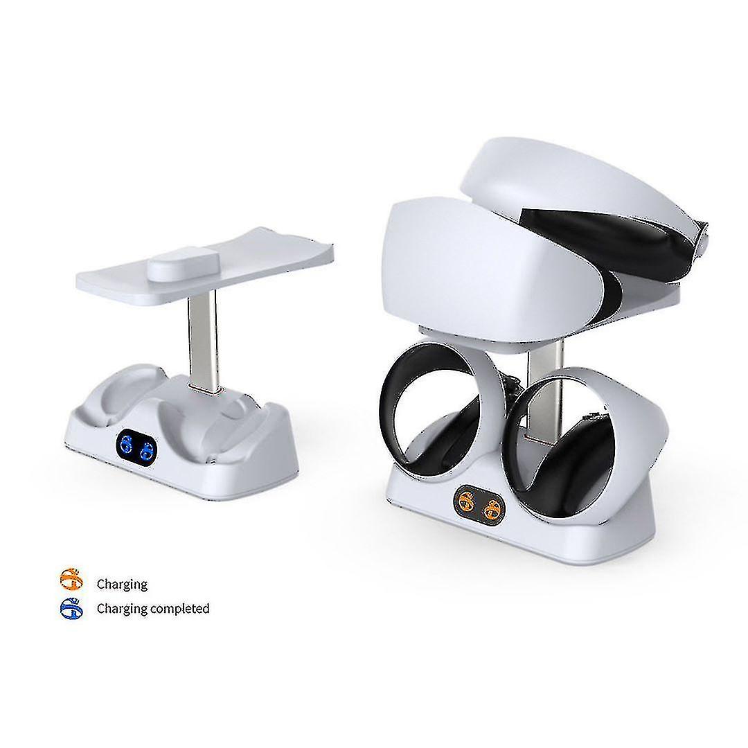 Psvr2 Handle Seatwith Stowable Glasses Bracket Game Accessories, Charging Base With Display Lamp Use For Psvr2 Controller