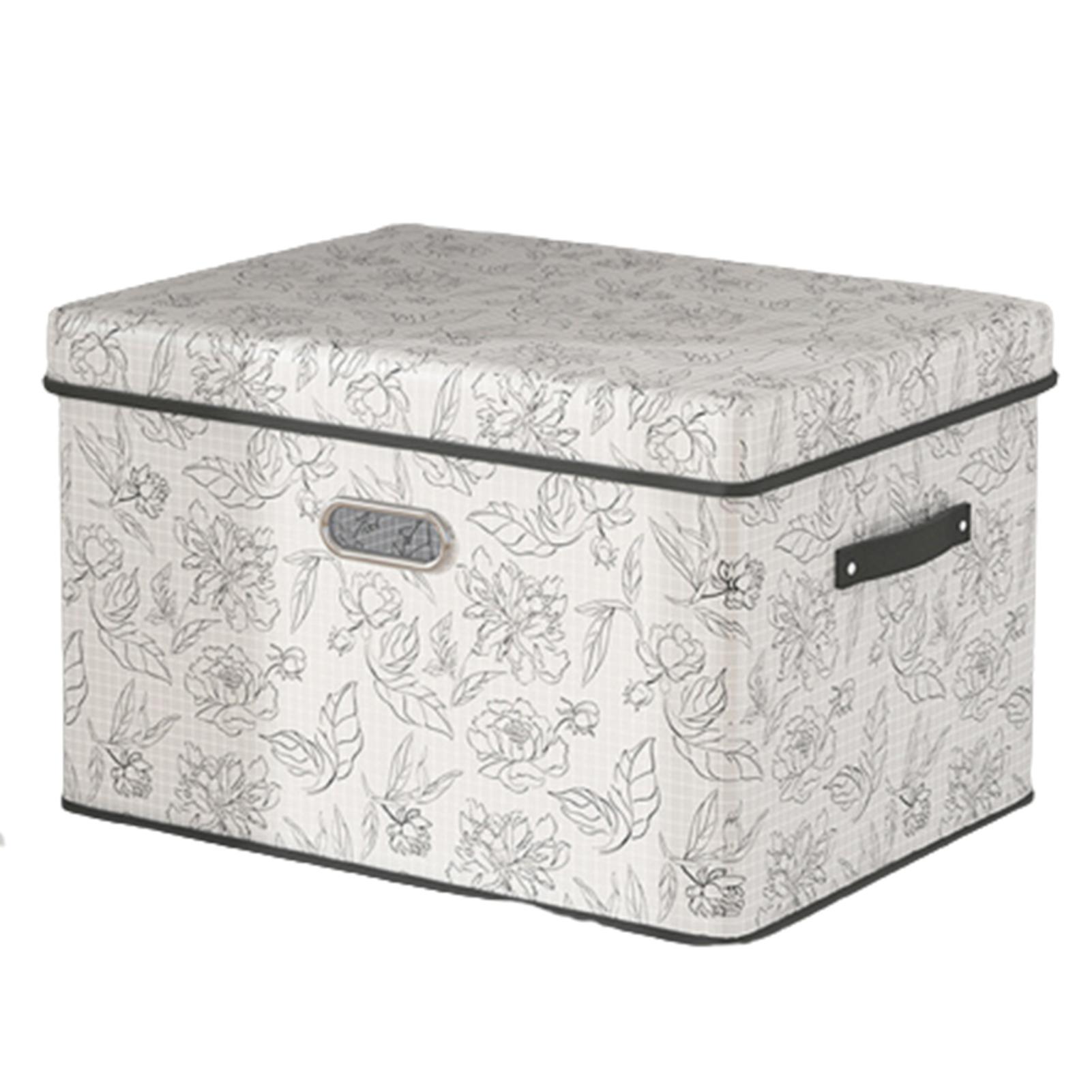 Foldable Clothes Organize Box With Flip-top Lid Storage Box