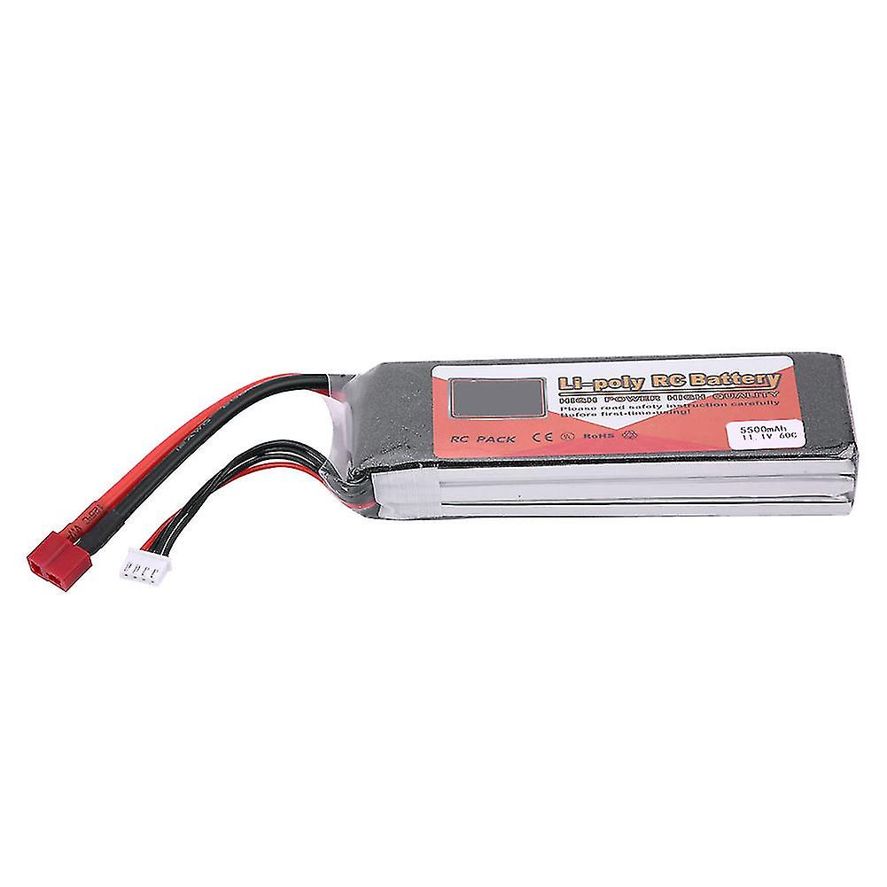 Zop Power 3s 11.1v 5500mah 60c Rechargeable Lipo Battery With T Plug (5500mah 60c)