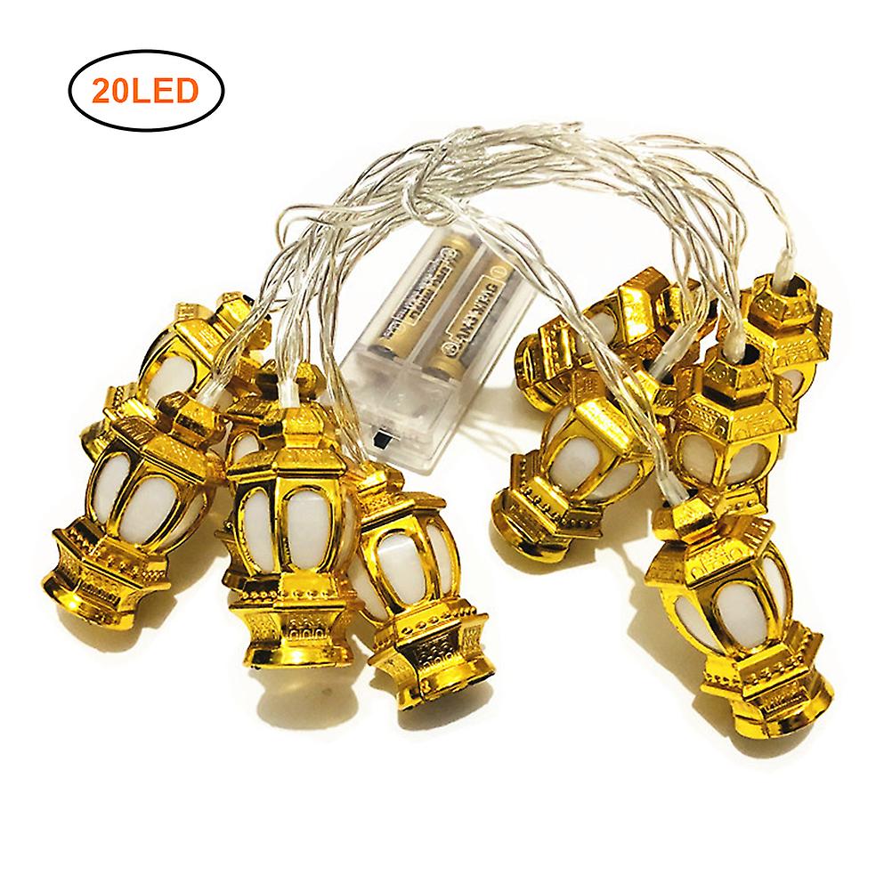 Muslim Ramadan LED String Lights & Eid Lanterns for Festive Decor