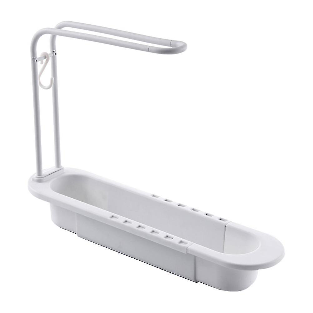 Adjustable Telescopic Draining Rack Double Layer Adjustable Telescopic Durable Draining Rack Kitchen Storage Holders