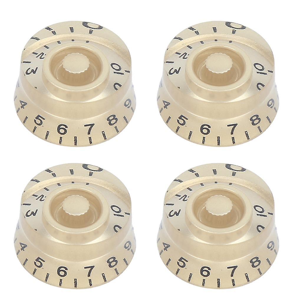 4Pcs Acrylic Bass Knobs Electric Guitar Volume Control Potentiometer Hat Guitar Accessories