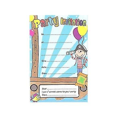 Pirate Invitations (Pack of 20)