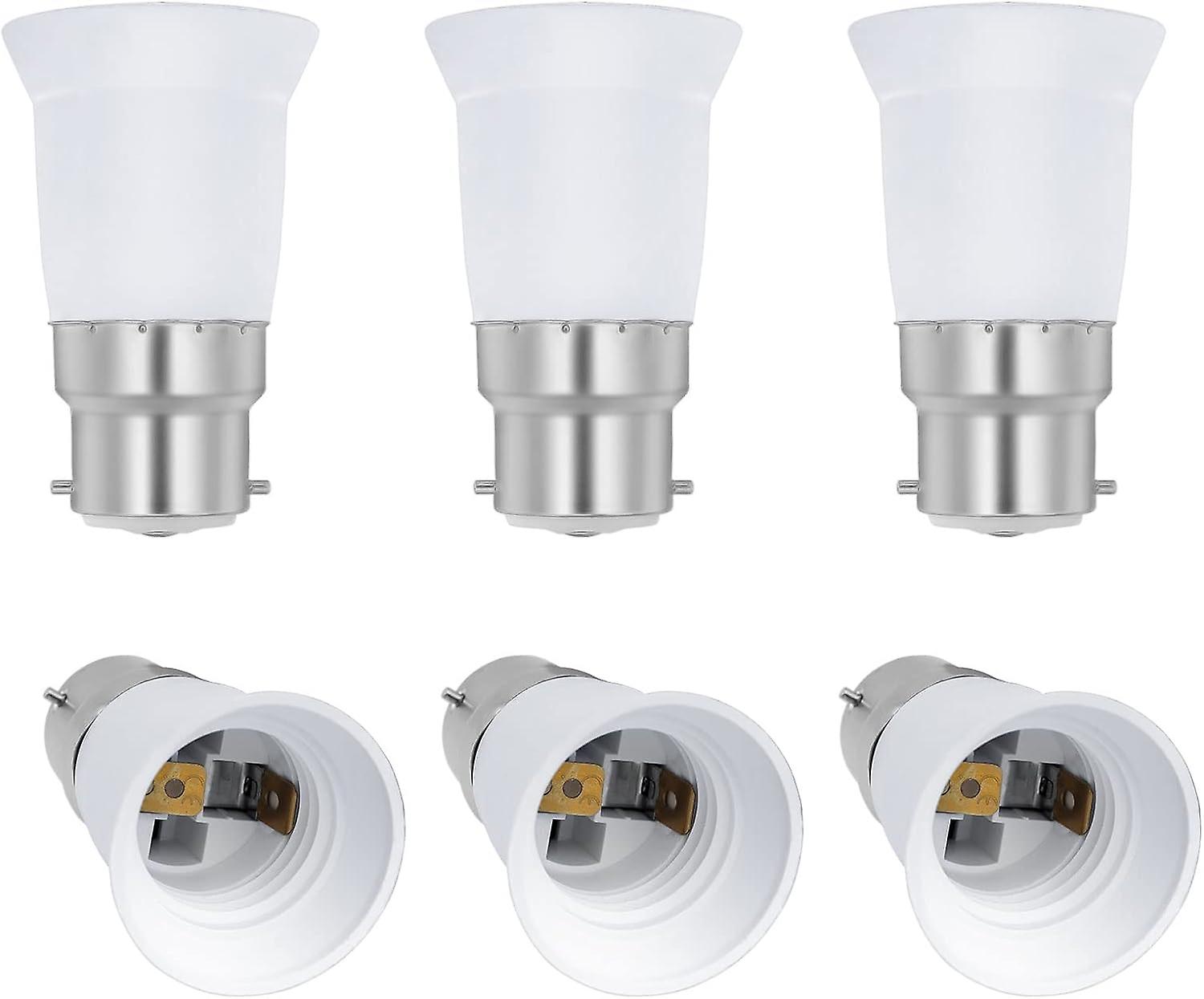 B22 Socket Adapter LED-Compatible Heat-Resistant Flame-Retardant