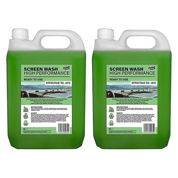 Screenwash - 2 x 5L - One Chem - Ready to use, High Performance