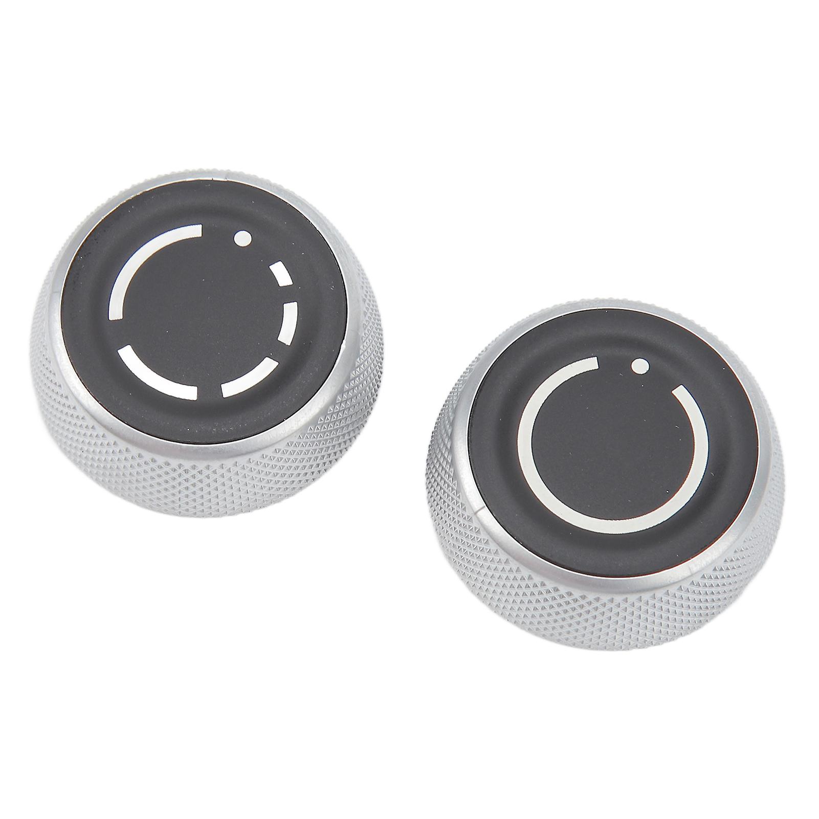 2Pcs Volume Control Knob Left and Right Rotation Button Rotatable Adjust Knob for Panamera Cayenne 911 