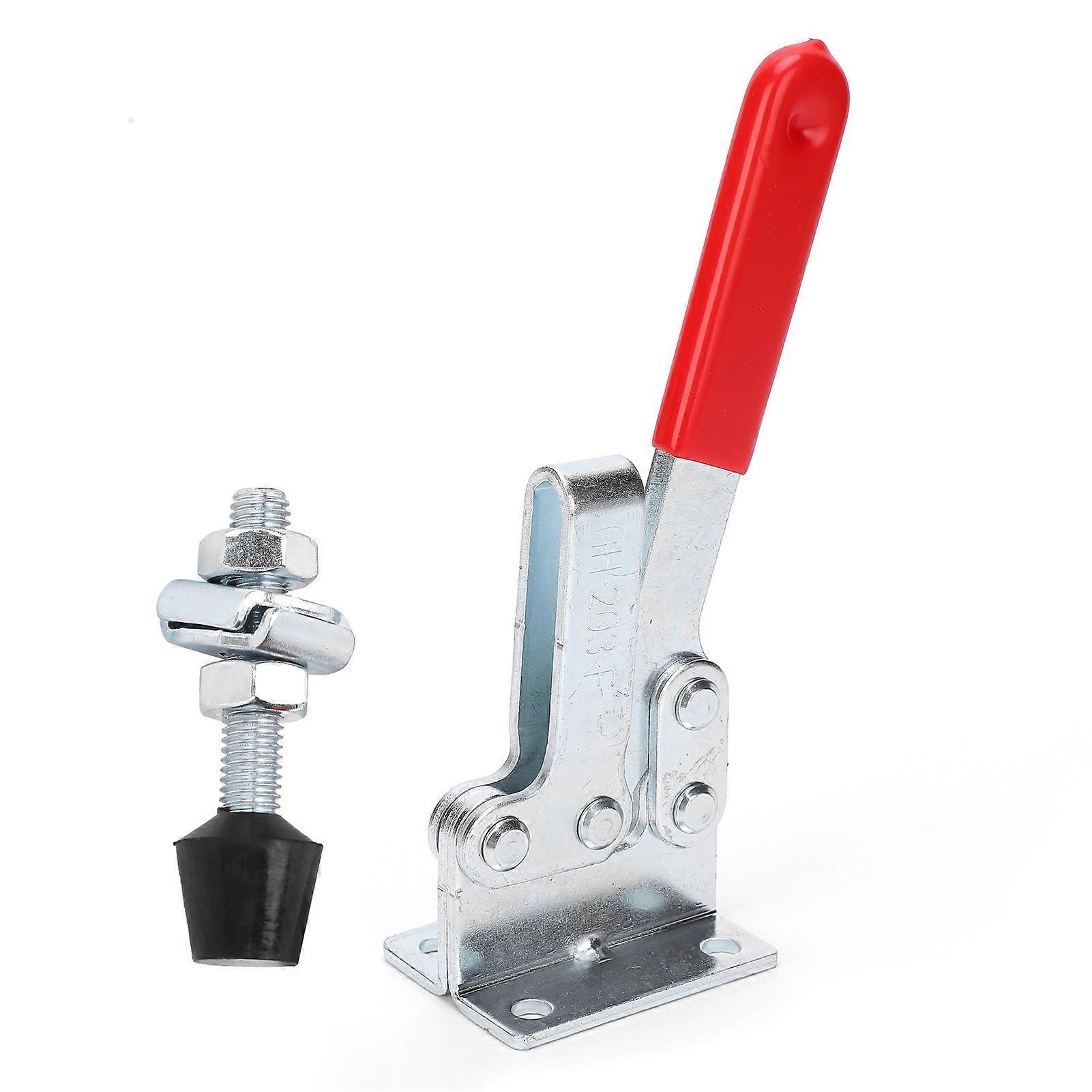 Welding Toggle Clamp Horizontal Fixture Elbow Compressor Quick Release Hand Tool GH-203-F