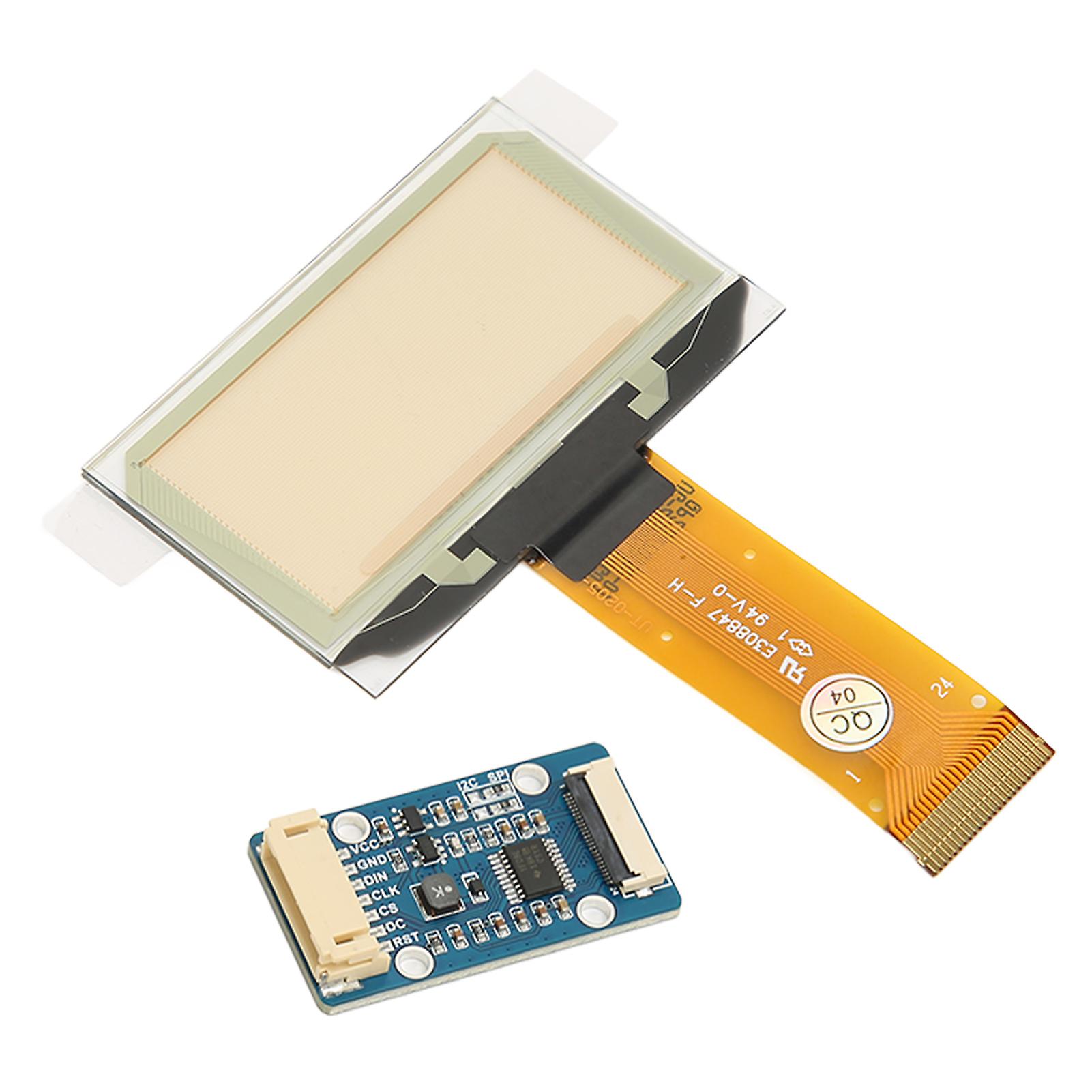 Modulo schermo da 1,51 pollici Risoluzione 128x64 SPI I2C Interfaccia Full View Modulo schermo blu trasparente per Raspberry Pi 