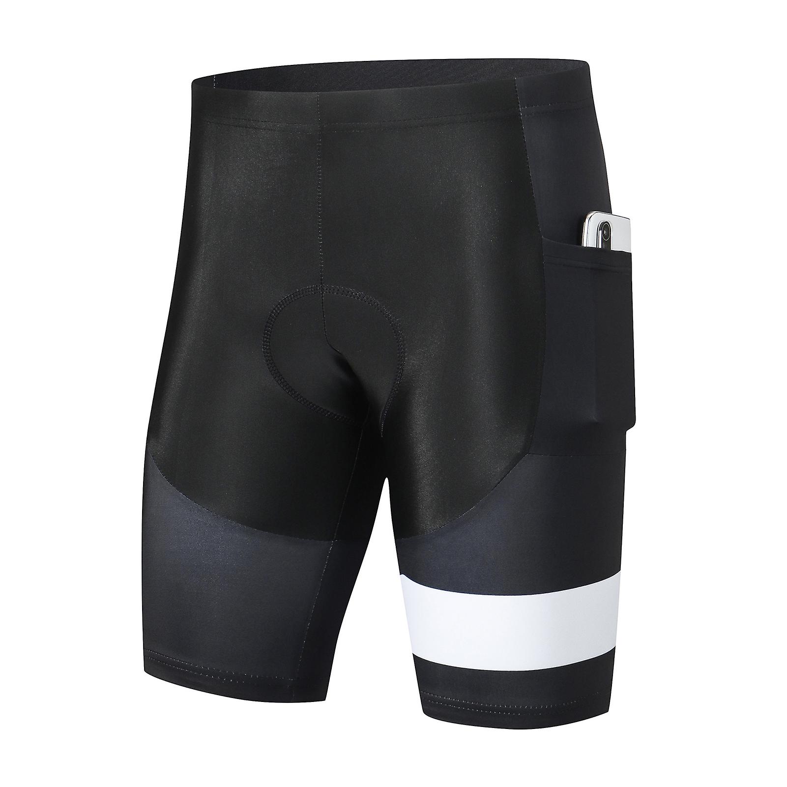 Men's Cycling Shorts with Seat Padding Breathable Quick-Drying Shockproof Shorts