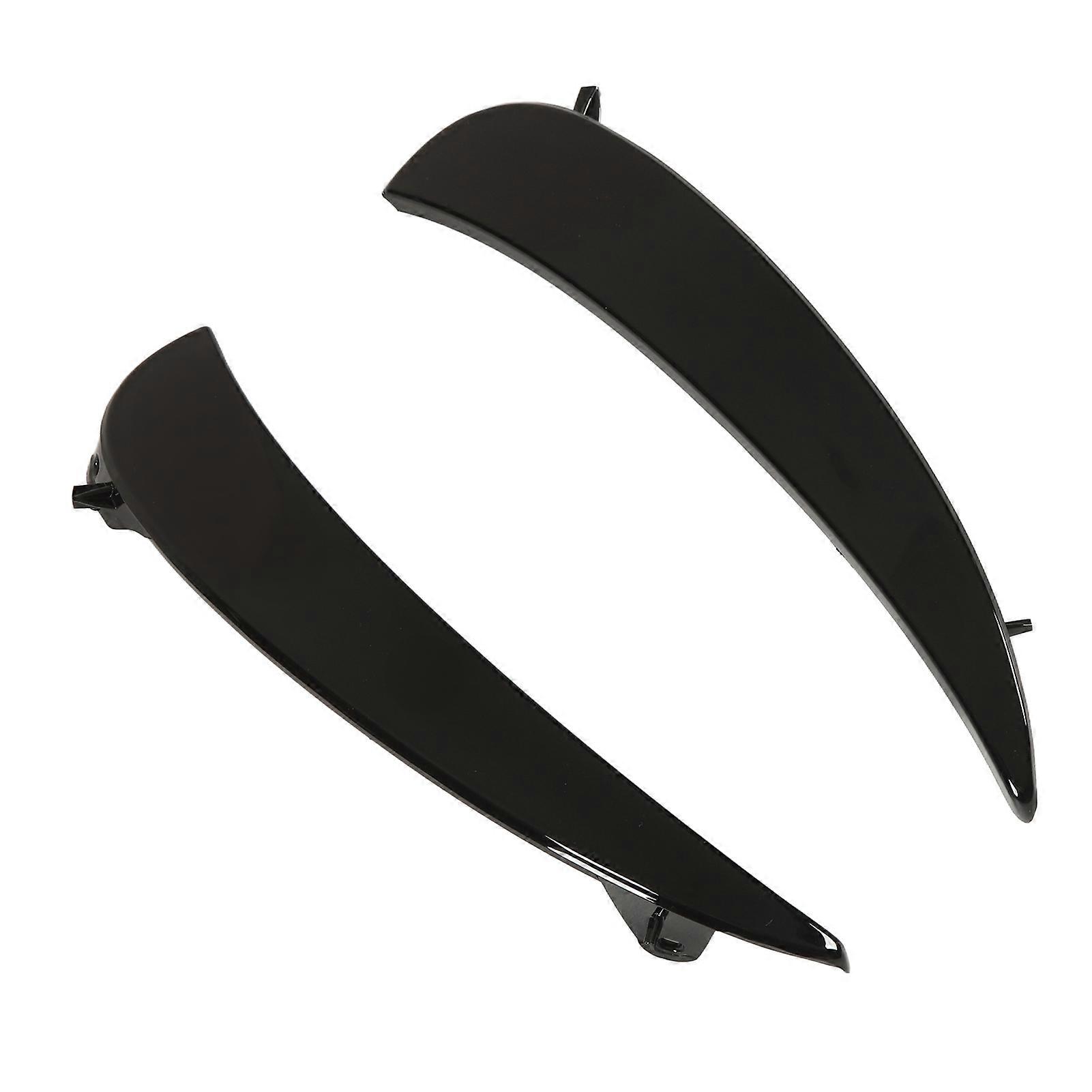 Gloss Black Front Bumper Fog Grille Air Vent Trims Replacement for Benz E?Class W213 C238 AMG Line Facelift 2021?2023