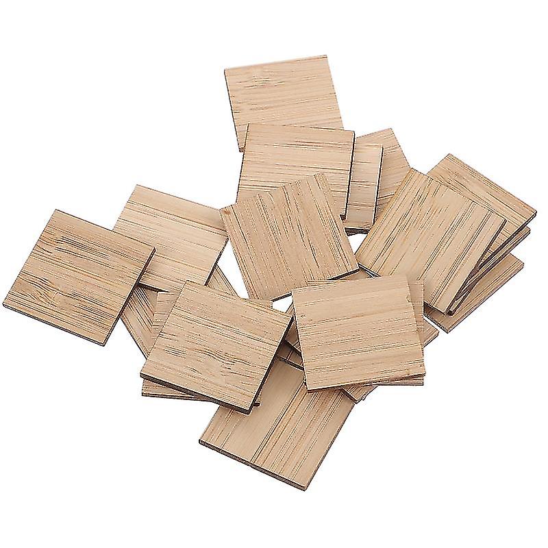 25pcs Unfinished Bamboo Slices