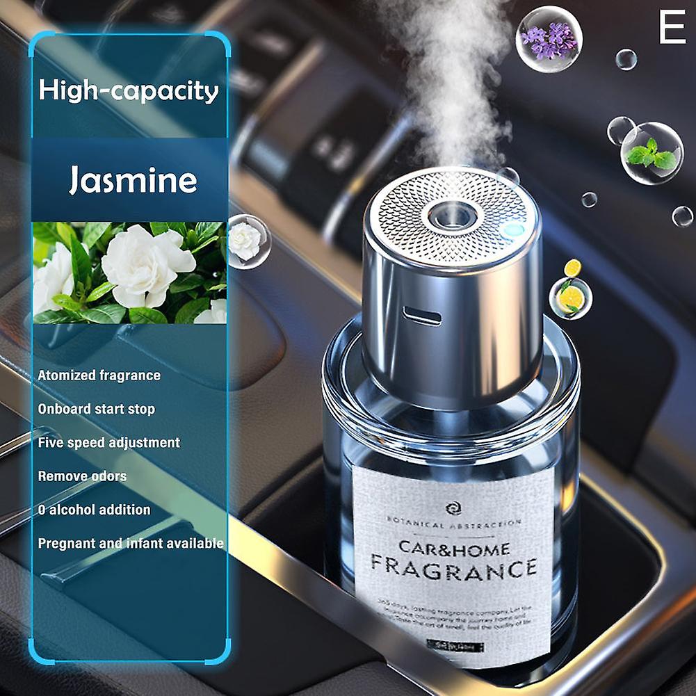 Smart Car Air Freshener 5 Gear Adjustable Ultrasonic Aroma Diffuser Auto On Off Large Capacity Humidifier For Fragrance Machine