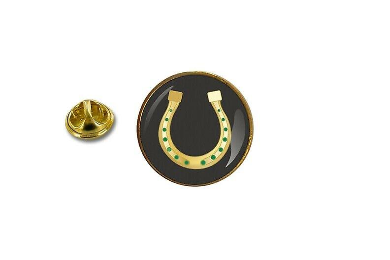 pine pine pine badge pin-apos;s metal with bow iron claws horseshoe