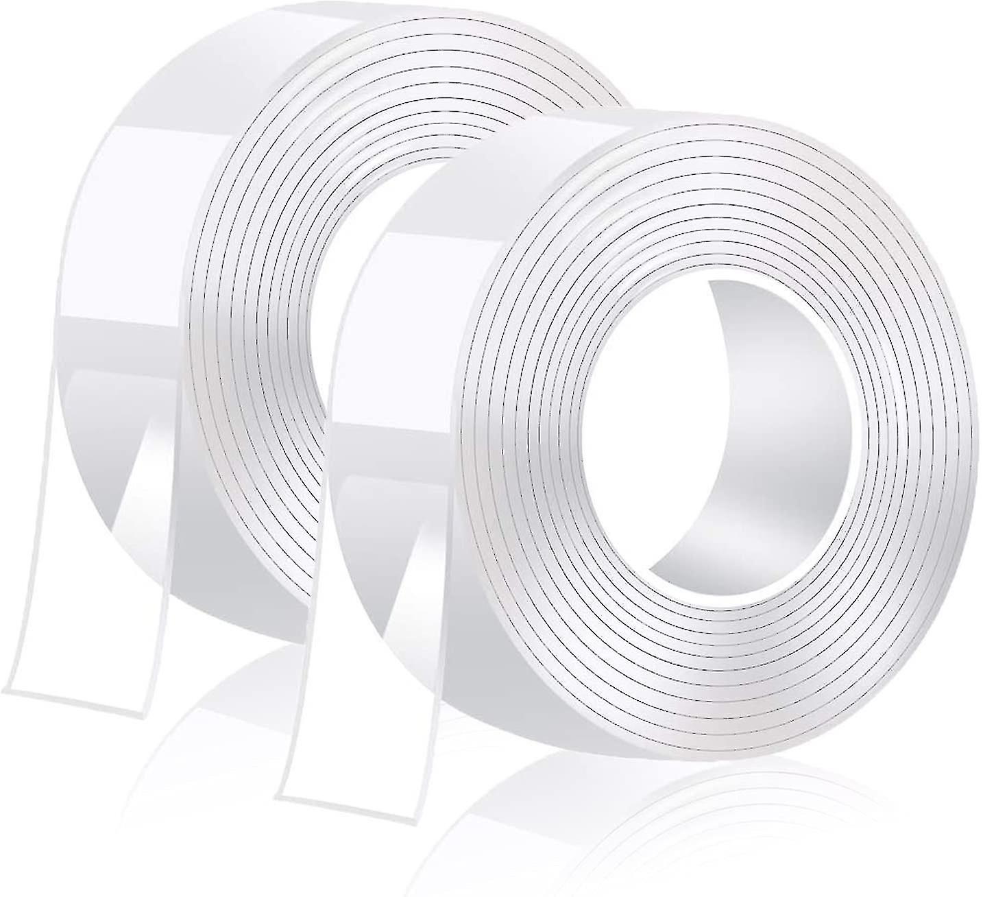 6m Double Sided Adhesive Tape - Extra Strong, Transparent Washable Nano Tape - Multi