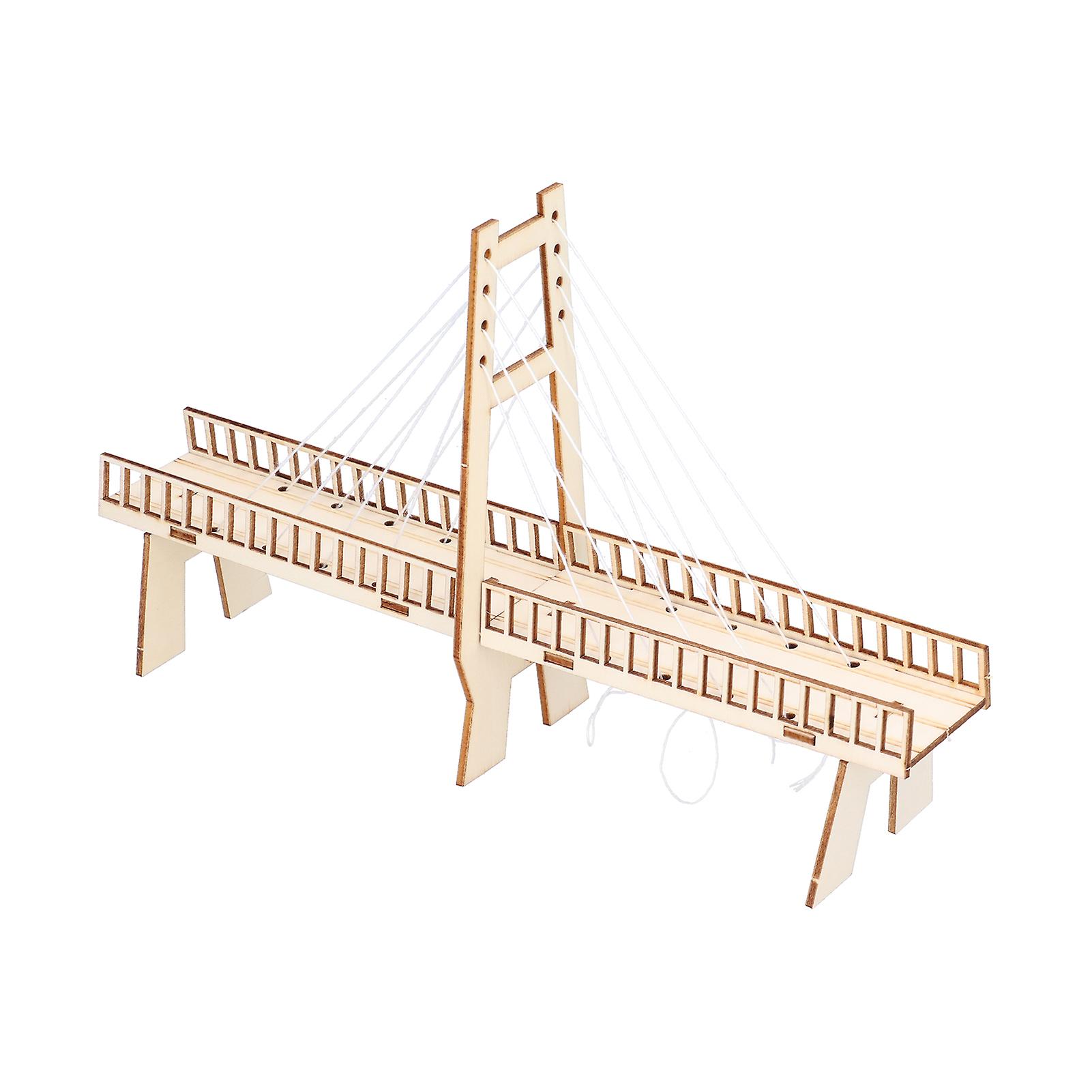 DIY Bridge Assembly Model Kit for Kindergarten Science Experiment Educational Early Learning Toy STEM Building Set