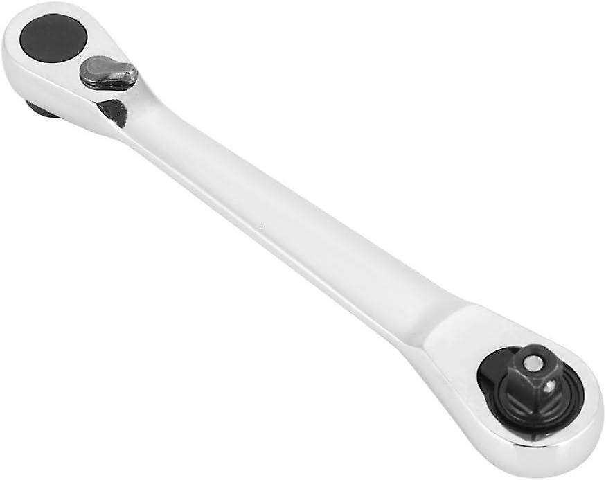 Ratchet Wrench Set - Mini Ratcheting Socket Screwdriver 1/4 "Hex Torque Wrench (Size: 130 mm)