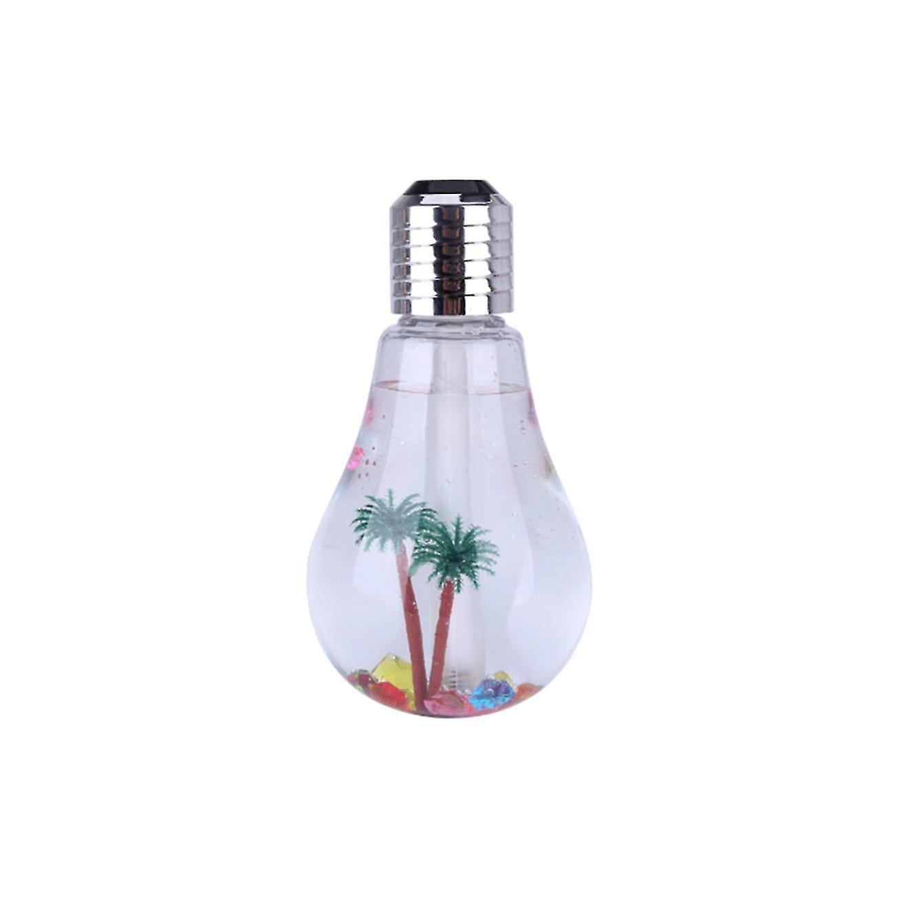 Humidifiers 400ml Creative Night Light Humidifier Mute Colorful Bulb Humidifier Home Desktop Microporous