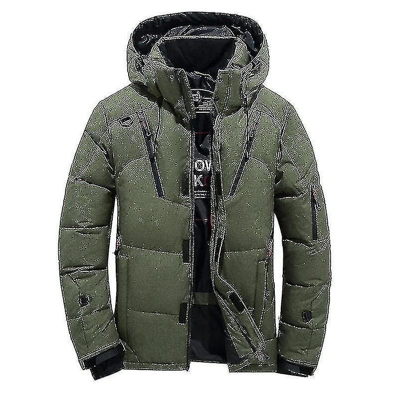 Winter Warm Overcoat Jacket - Down Hooded