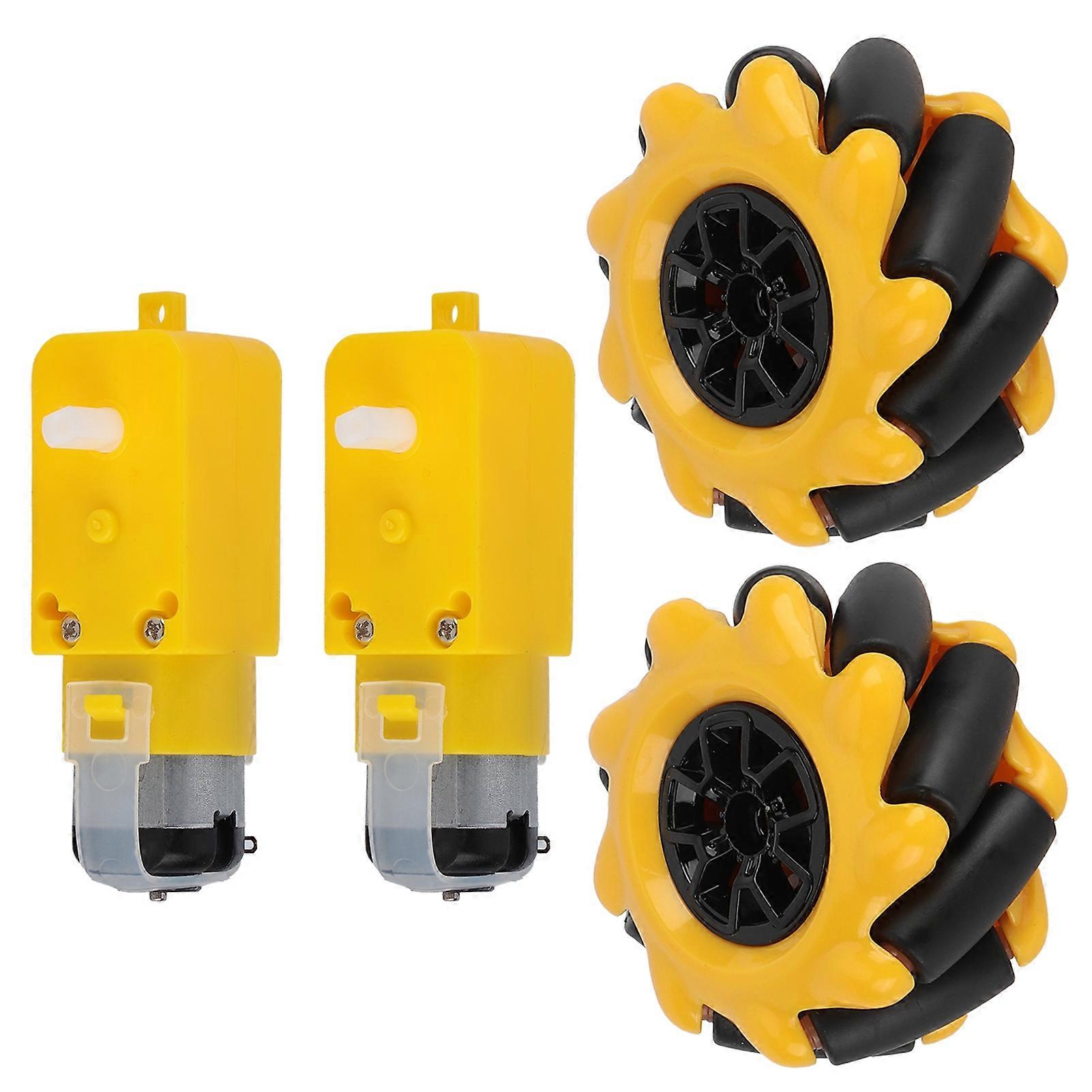 Mecanum Wheel for TT Geared Motor Smart Robot Car Parts Accessories DIY Toy Components 48mm