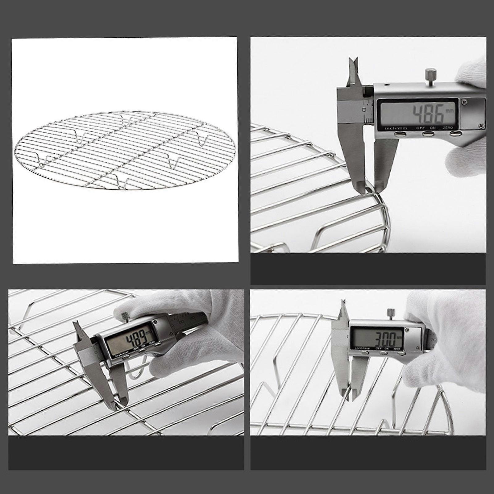 Round Cooling Rack Stainless Steel 10.2in Anti Sticking Water ...