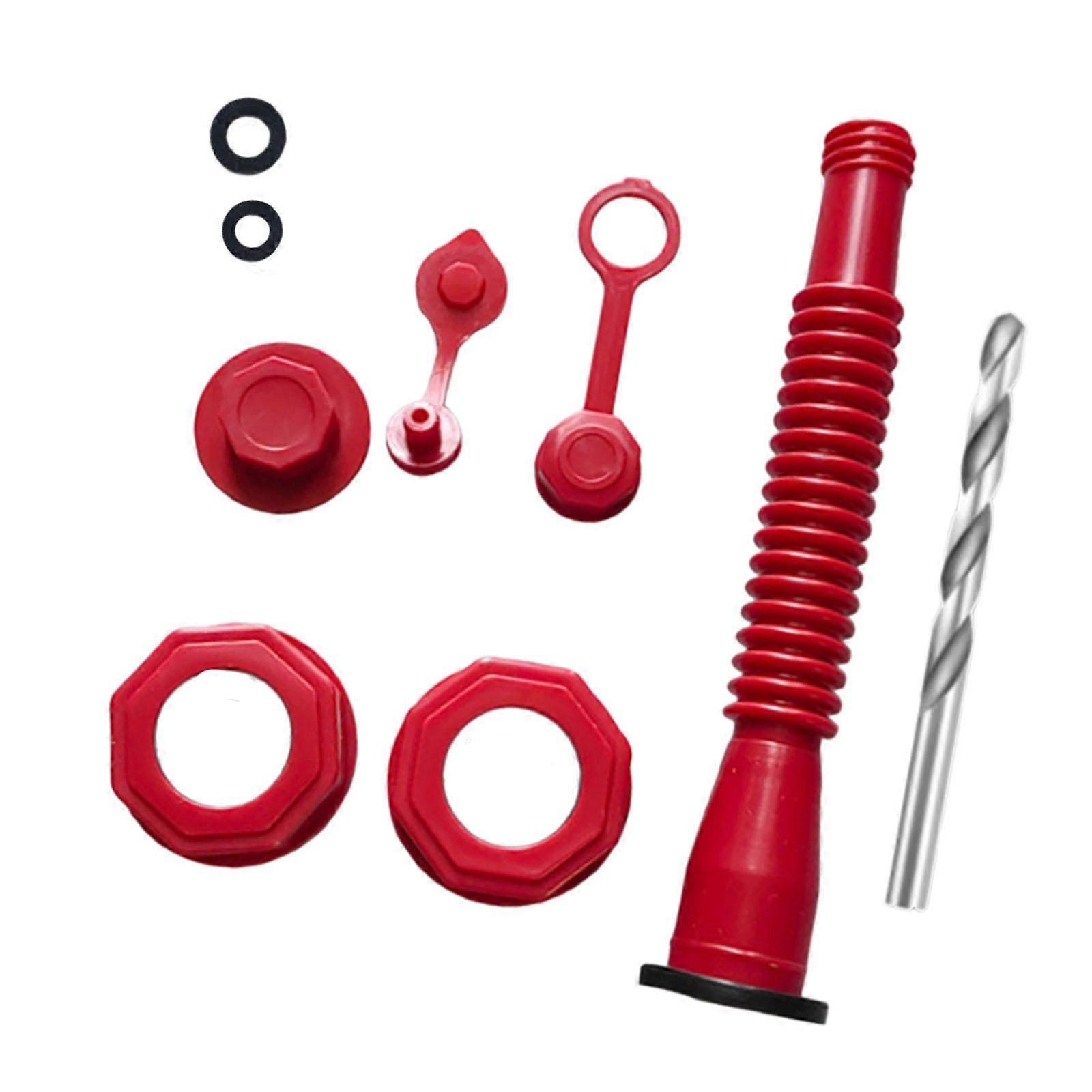 Gas Can Spout Replacement 5L 6.30inch to 11.81inch Adjustable Gas Can Nozzle 1 Set