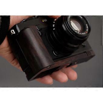富士フイルム富士X-pro3 Xpro3のためのハンドメイドの木の黒檀