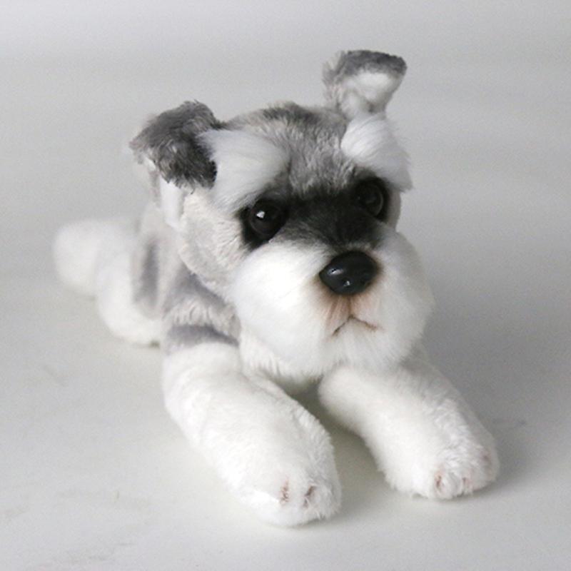 Schnauzer Miniatura Peluche De Schnauzer 24cm 1/2 Inch Cute Small