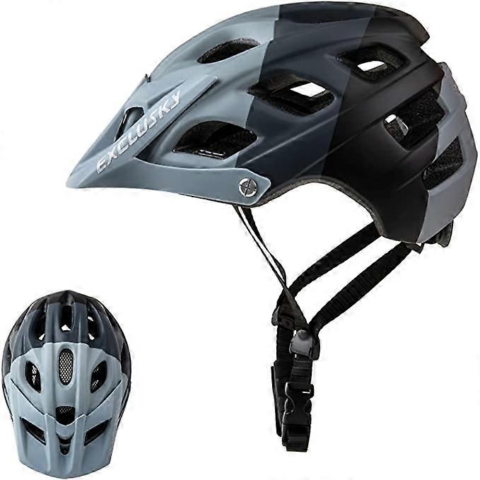 KONGQTEE Exclusky Mountain Bike Κράνος, MTB Κράνος Ενηλίκων Ελαφρύ Αναπνεύσιμο Ανδρικό Κράνος Ποδηλάτου Ποδηλασία Mountain &; Road Κράνη ποδηλάτου για άνδρες γυναίκες