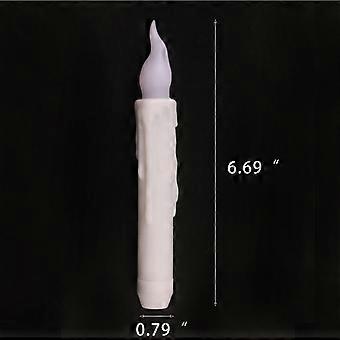 HAUSPROFI 24 Candele Galleggianti A LED Con Telecomando A Bacchetta Magica - Luce Calda Tremolante, Impermeabili, Per Natale, Halloween, Feste E Campeggio - 4