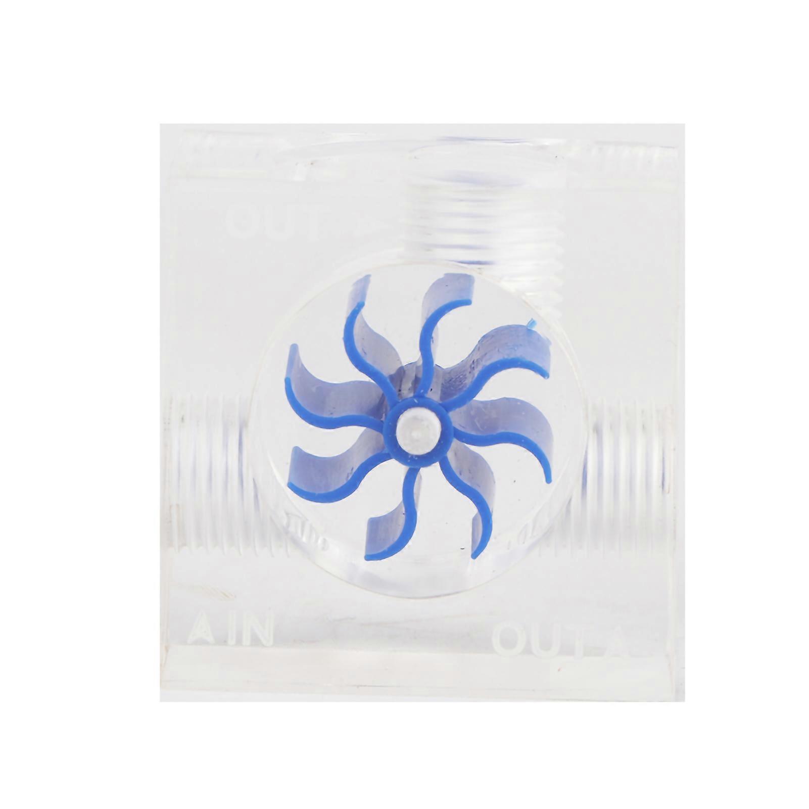 Water Cooling Flowing Indicator Acrylic G1/4in Thread Computer Accessories LSJ PM3(Blue )