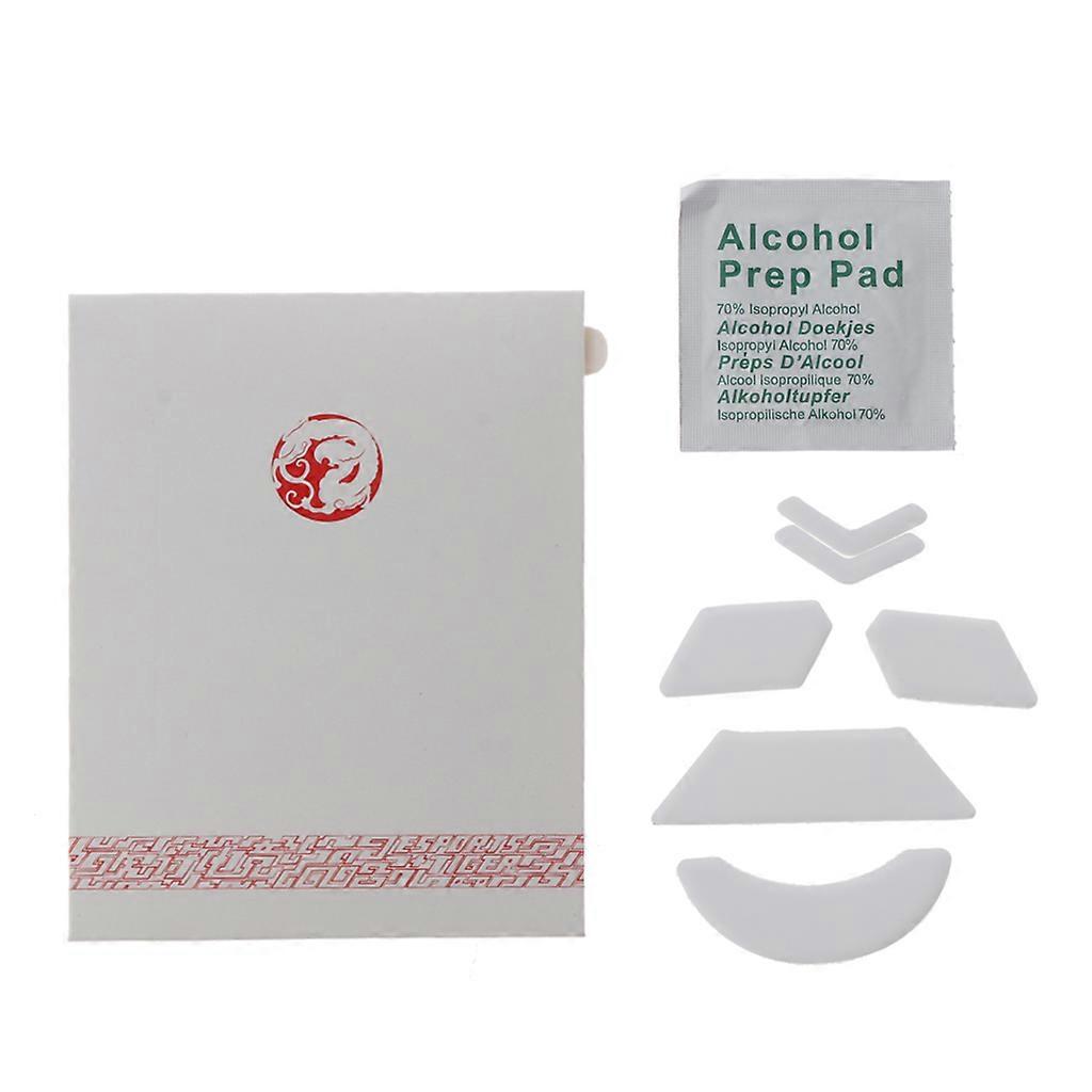 1 set/pack Enhanced Tiger Gaming Mouse Skates Feet For logitech G903 White Glides Curve Edge Enhanced Version