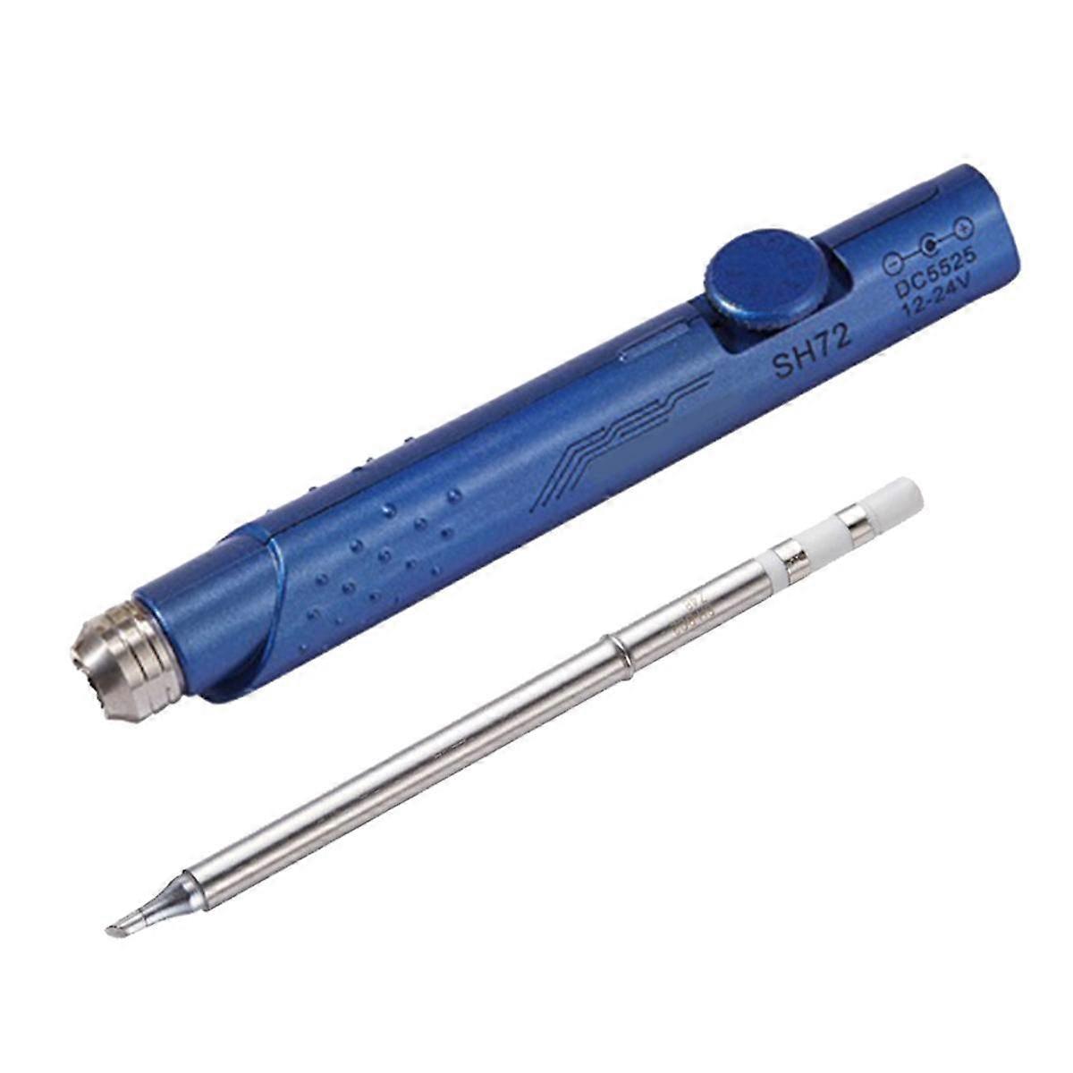 SH72 Soldering Iron 65W 12-24V 220-400 Adjustable Temperature SH72-BC2 Welding Tool Not T12 Dark Blue