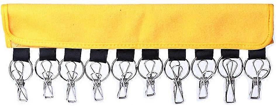 portable hanger with 10 clips