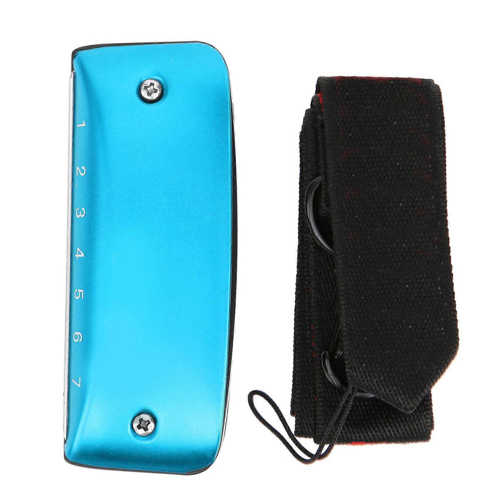 口琴 7 孔迷你蓝调学生成人初学者演奏口风琴管乐器