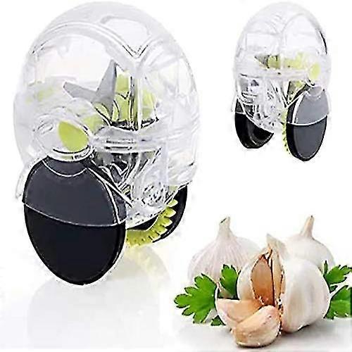 Best Rolling Garlic Chopper Garlic Press Crusher Mincer Grinder Grater Cutter Garlic Wheel Garlic Slicer Easy To Use and Clean SqueezeTool kitchen