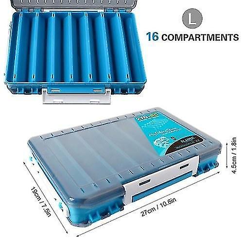 Multiple Tackle Bags Boxes Double Sided Fishing Box
