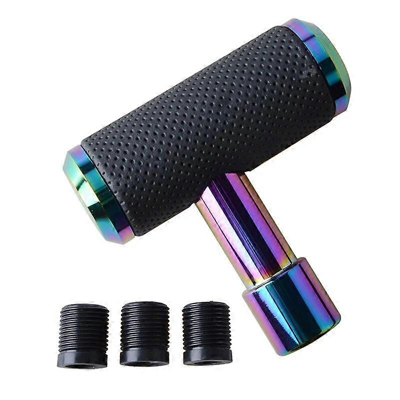 Aluminium Alloy Gear Shift Knob Aircraft Joystick Shift Lever Handle Fit For Manual Car Modification Accessories Hammer Style