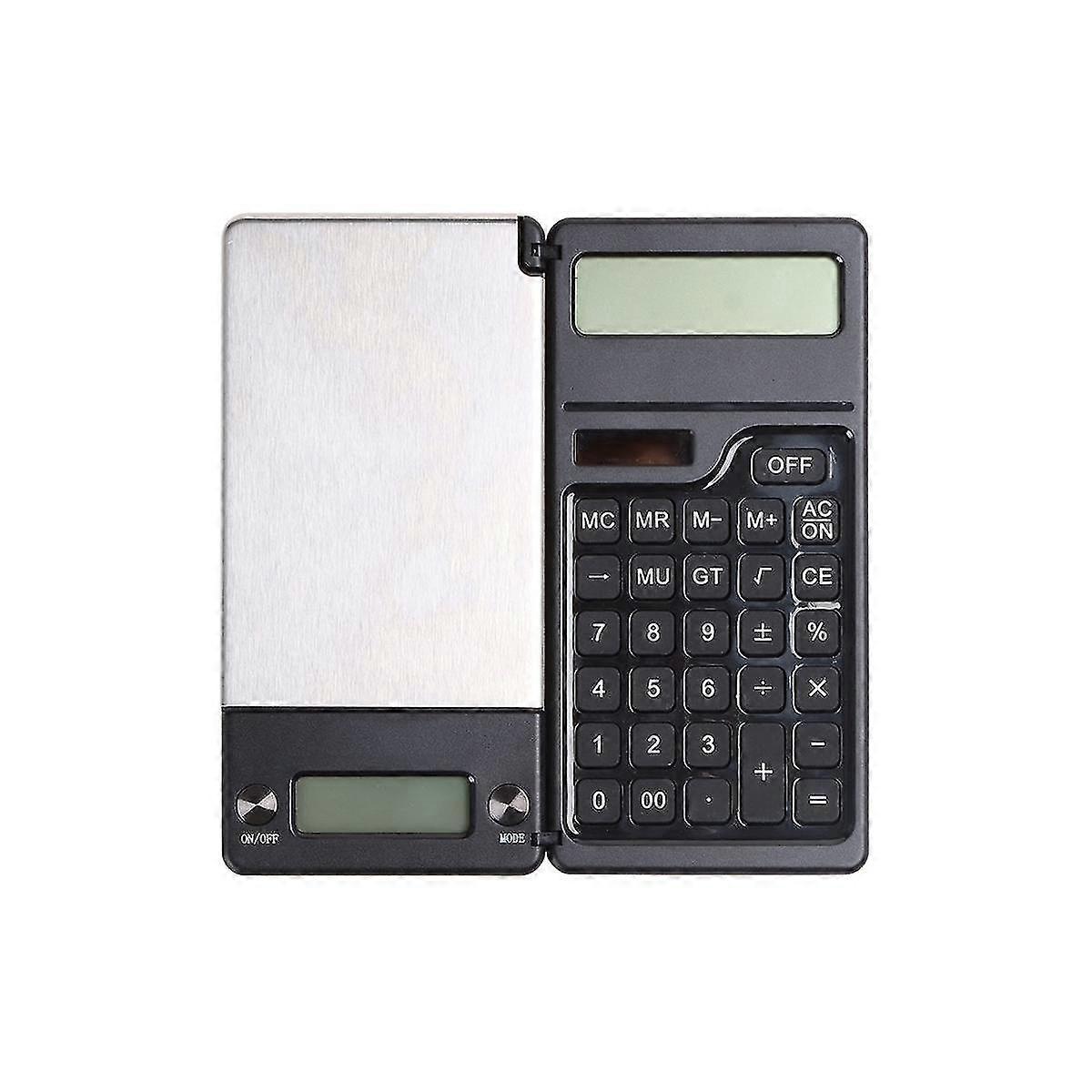 Multifunction Digital Calculator 1000g By 0.1g Pocket Scale And Calculator For Gold Shop School