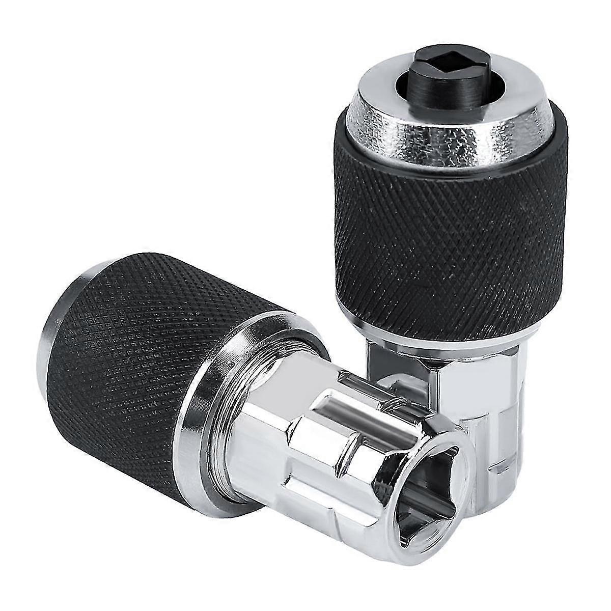 2pcs Tap Socket Set, Extraction Tool With Adjustable Jaws For All 3/8 Inch Drive For Taps, Reamers