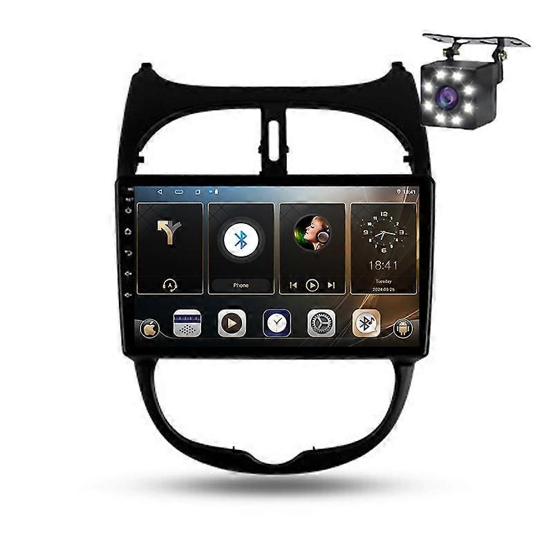 Car Multimedia For Peugeot 206 1998 - 2012 Android Radio Navigation Player Carplay