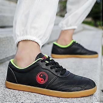 Women's Martial Arts Shoes - Leather Kung Fu Karate Sneakers For Taekwondo, Tai Chi, Lightweight & Flexible - View #7