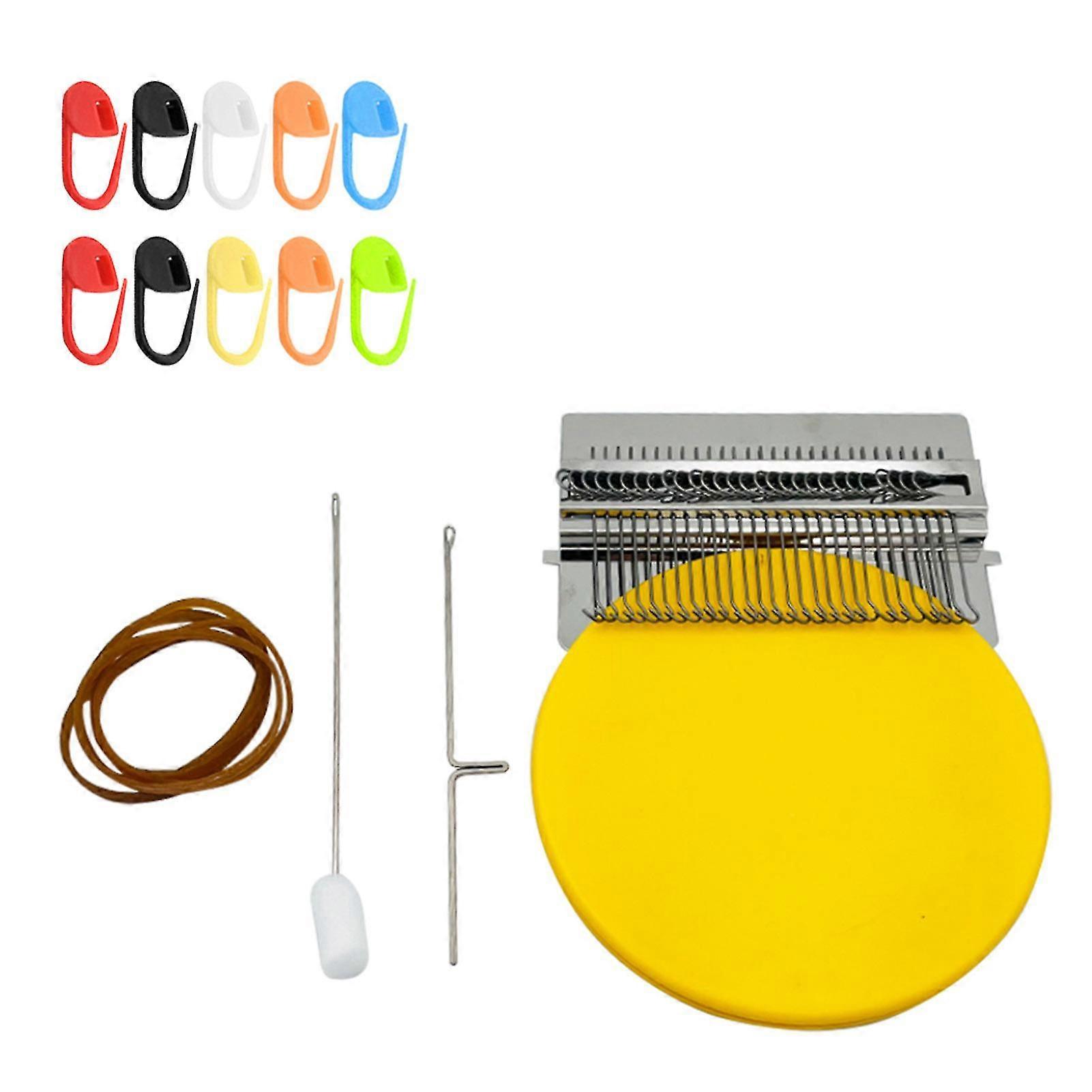 19pcs Knitting Machine Mending Jeans Small Loom Tool Kit Speedweve Type Beginner